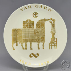 Gustavsberg Vår Gård 50周年記念プレート